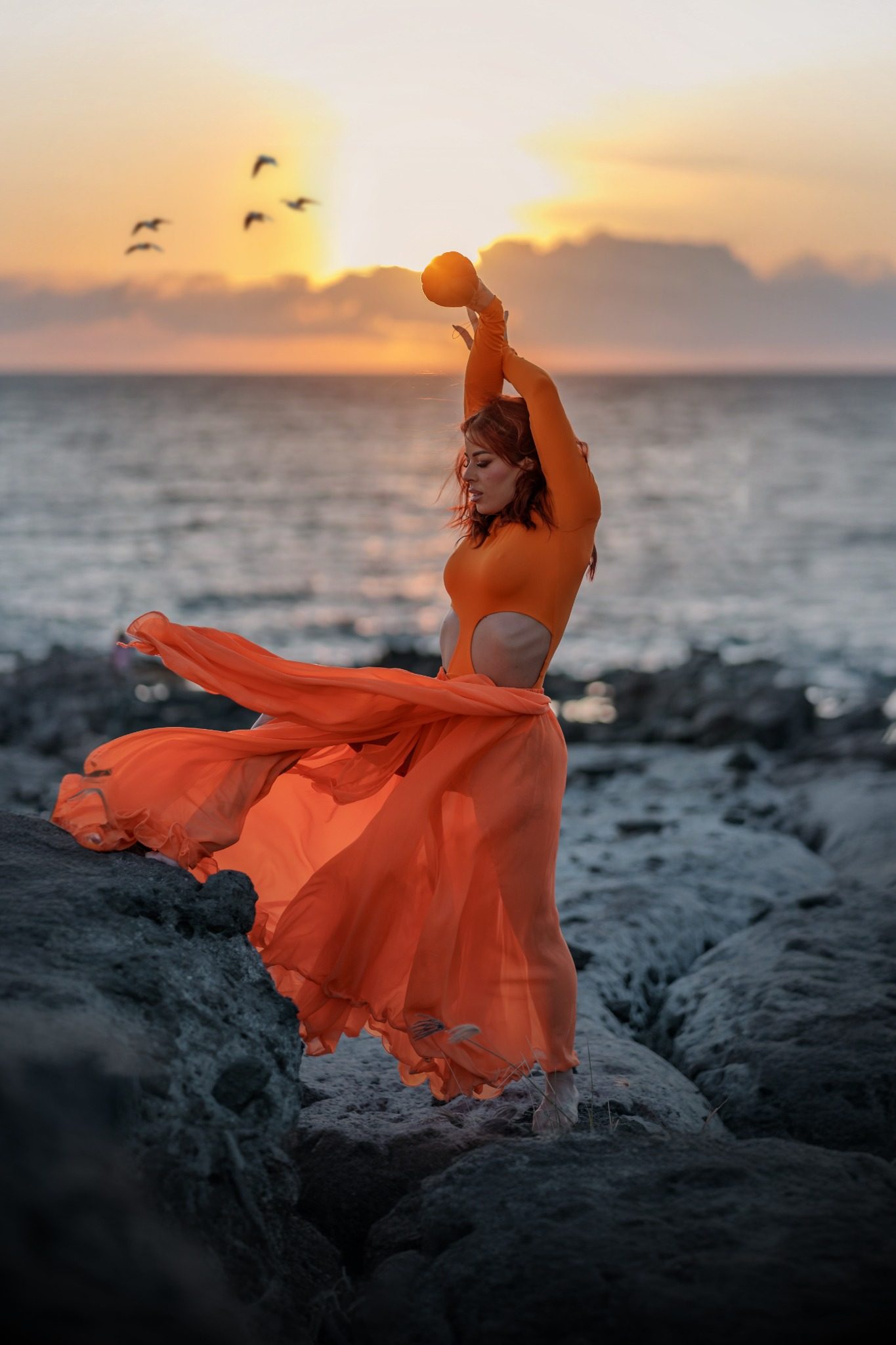 Performance sunset Roca Negra