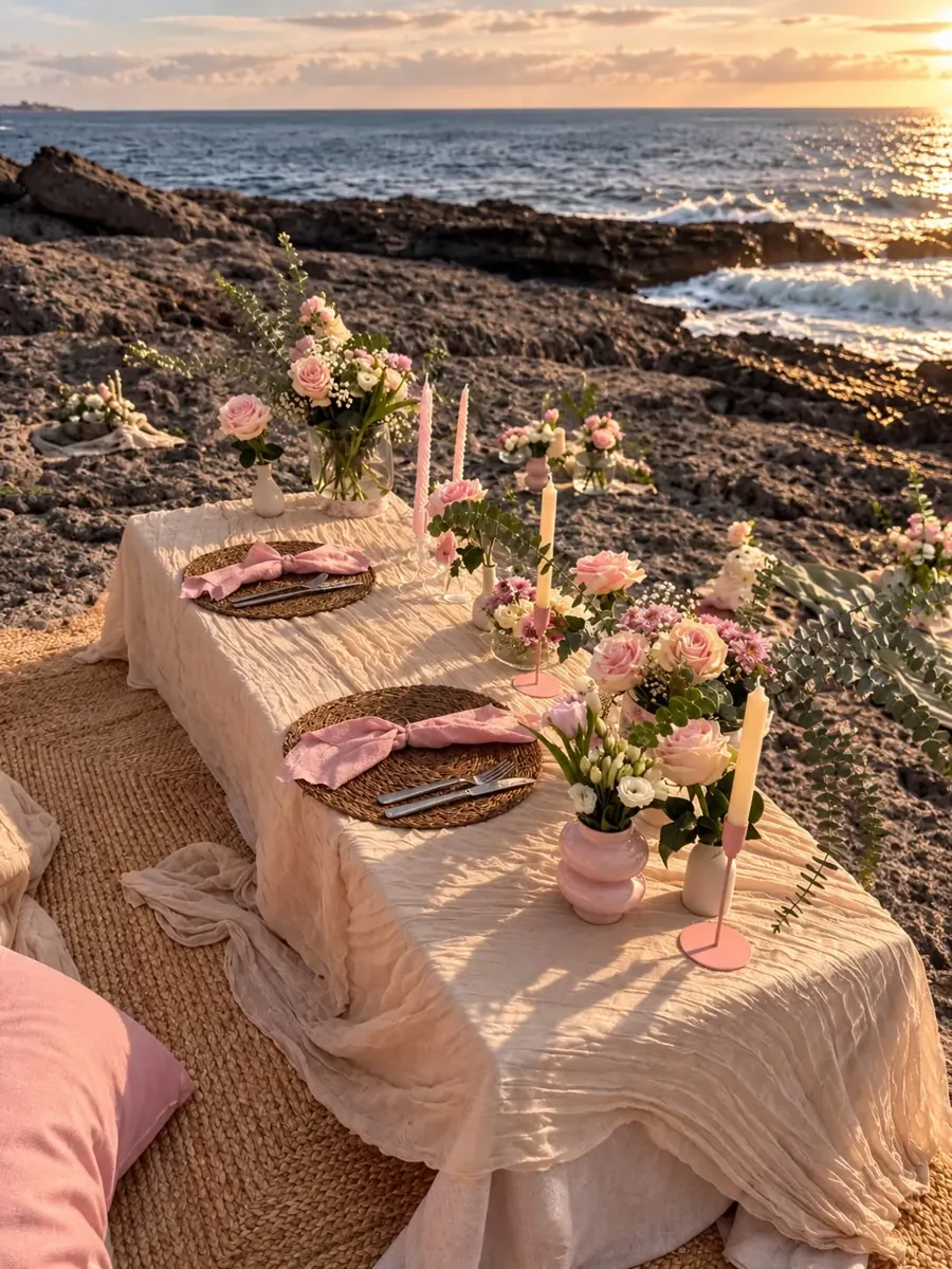 Exclusive Sunset Picnic al atardecer